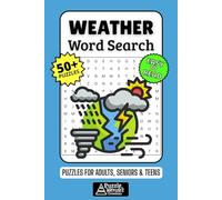 Weather Word Search Puzzle Book: 50+ Fun & Easy-to-Read Puzzles Exploring Storms, Sunshine & Meteorology, Gift for Weather Watchers & Science Fans, Adults, Seniors & Teens
