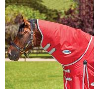Weatherbeeta Comfitec Classic Neck Rug Medium 220g - rouge/argent/navy, M