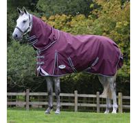 Weatherbeeta Comfitec Plus Dynamic II Detach-A-Neck Medium/Lite 100g - maroon/grey/white, 155