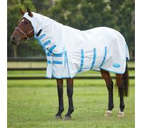 Weatherbeeta ComFiTec Sweet Itch Shield Combo Neck - blanc/bleu