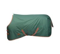WeatherBeeta ComFiTec Tyro Standard Neck Lite Plus Tapis pour cheval Vert/orange brûlé/blanc 1,4 m