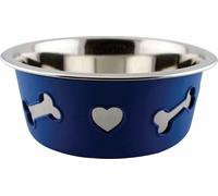 Weatherbeeta écuelle en acier inoxydable antidérapante pour chien à os WB1329 (21cm) (Bleu)
