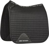 Weatherbeeta Prime Dressage Saddle Pad, Couleur:Black/Black, Taille:Sang chaud