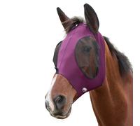 WeatherBeeta Protège-yeux extensible de luxe avec oreilles, violet/noir, sang chaud