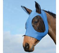 Weatherbeeta Stretch Bug Eye Saver with Ears Fly Mask Full Size Royal Blue Black