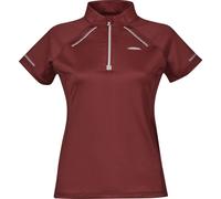 Weatherbeeta - "Victoria Premium" Haut de couche de base pour femme manches courtes WB1863 (XL) (Bordeaux)