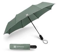 Weatherman Parapluie - Petit parapluie compact de qualité supérieure pour les voyages - Parapluie coupe-vent résistant aux vents allant jusqu'à 70 km/h - Parapluie de voyage pour pluie, vent, sac à