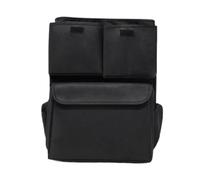 Weatherproof Accessible Stroller Bag, Simple Functional Baby Bag, Lightweight Baby Stroller Organizer, Heavy Duty Comfortable Adjustable Stroller Bag for Babies Necessities (Cream Colored, Black)