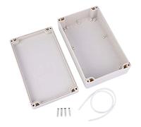 Weatherproof Junction Box 200x120x55mm | IP66 Particle - Proof Enclosure for Outdoor Electrical/Security Systems | ABS Plastic Junction Box