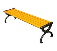 Weatherproof Outdoor Bench for 2 People - 120/150cm Backless Patio Garden Bench for Lawn, Porch, and Park(1.5m)