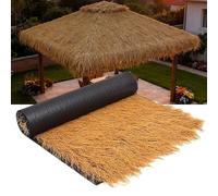 Weatherproof Plastic Thatch Roofing Rolls, Pool And Garden Decorative Thatch Roofing Rolls - For Bars, Gazebos, Garden Decoration(0.5 * 7m)