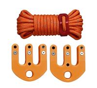 Weatherproof Pulley Hoist, Portable Strap Lifting System, Durable Block and Tackle with Heavy Duty Build, Sturdy Lifting Gear, Outdoor Pulley Kit with Secure Design, Utility Tool for Hunting Camping