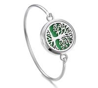 WEAV Nouveau Aromathérapie Bijoux Diffuseur Bracelet Parfum Huile Essentielle Diffuseur Médaillon Arbre De Vie Charme