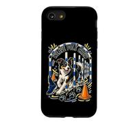 Weave Pole Crew Agility Canine, Slaloms, Empreintes de Coque pour iPhone SE (2020) / 7/8