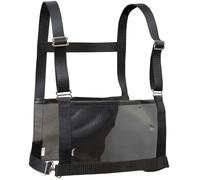 Weaver Compas de Cuir Nombre Harnais, Fille, 35-8101-BK, Noir, S/M