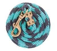 Weaver Cuir 35-2155-t31 Value Poly Longe avec Laiton plaqué 225 Snap, Gris/Menthe, 5/20,3 cm X 8 '