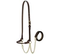 Weaver Cuir bétail Laitiers Halter, 90-0456, Marron, Petit