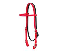 Weaver Cuir Brahma Webb Frontal licole, 35-1993-RD, Chili Pepper Red, Cheval