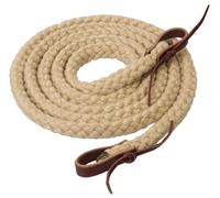 Weaver Cuir Hasemania Creux Braid Roper rêne, Peau