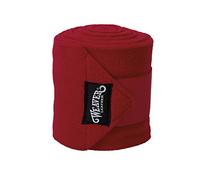 Weaver Cuir Polo Guêtres d'écurie, Red