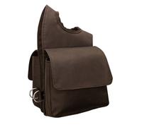 Weaver Cuir Sac de pommeau en Nylon, 15-0190-BR, Marron