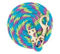 Weaver Cuir Value Longe avec Laiton plaqué 225 Snap, Zeste de Citron Vert/Bleu/Violet tempête Jazz, 5/20,3 cm X 8 ', n/a, Lime Zest/Hurricane Blue/Purple Jazz, 5/8 inches x 8'