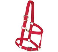 Weaver Leather 35-7636-rd Licol réglable en Nylon pour Cheval Rouge Taille L 3,8 cm, Large Draft, Wide