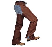 Weaver Leather Chaps de Travail en Cuir Pleine Fleur pour Femme S Marron