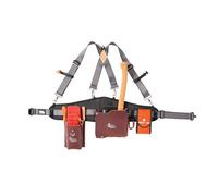 Weaver Leather Kit de ceinture de bûcheron - Ceinture de bûche, bretelles, pochette pour hache, pochette compensée et pochette de premiers secours - Ceinture réglable pour tour de taille de 76,2 à