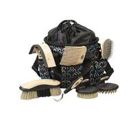 Weaver Leather Kit de toilettage pour cheval, 7 pièces avec sac fourre-tout, soins équins, équipement de salle de bain, fournitures de toilettage pour chevaux