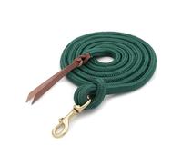 Weaver Leather Laisse de Cowboy en polyéthylène avec Bouton-Pression, Vert Chasseur, 1,6 cm x 3 m