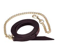 Weaver Leather Laisse pour Cheval monopli avec chaîne, Acajou, 2,1 m