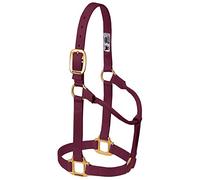 Weaver Leather Licol de Cheval Original Non réglable en Nylon Bordeaux Taille S