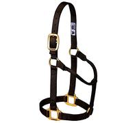 Weaver Leather Licol de Cheval Original Non réglable en Nylon Marron Taille L