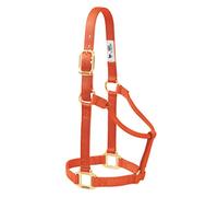 Weaver Leather Licol Original Non réglable en Nylon pour Cheval Orange Taille L