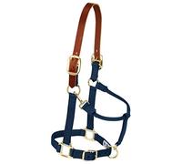 Weaver Leather Licol réglable en Nylon pour Cheval, Animal sevré/Poney, Bleu Marine