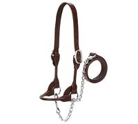 Weaver Leather Licol Rond pour bétail laitier et bovins, Marron, Taille M