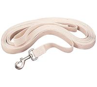 Weaver Leather Longe Plate en Coton avec Bouton-Pression, 2,5 cm x 9,1 m, Blanc