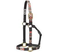 Weaver Leather Nylon Crimson Aztec Non-Adjustable Halter, Large Dos Nu Unisexe, Aztèque Cramoisi, L Horse