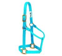 Weaver Leather Original Licol Non réglable pour Petit Cheval, Nylon, Taille S, Bleu ouragan