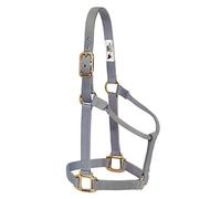 Weaver Leather Original Non-Adjustable Halter, 1" Small Horse Dos Nu Unisexe, Graphite