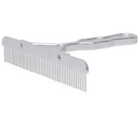 Weaver-Leather Peigne de préparation BLUNT TOOTH avec manche en aluminium et dents en acier inoxydable