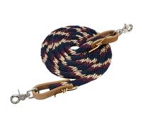 Weaver Leather Rêne en polyRoper - Bleu Marine/Marron Clair/Bordeaux - 1,5 x 2,4 m