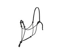 Weaver Leather Silvertip Licol en Corde à Quatre nœuds, Noir, Taille Moyenne