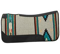 Weaver Leather Tapis de Selle en Feutre profilé à Tissage Unique, 81,3 x 81,3 cm, Motif Gris