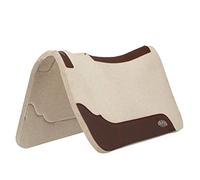 Weaver Leather Tapis de selle profilé en feutre pressé à la vapeur 28 x 30 cm Naturel 71 x 76 cm