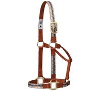 Weaver Leather Weaver Equine Non-Adjustable Patterned Nylon Horse Halter Licol de Cheval Unisexe, Trekking West, Multi/Cannelle, Average