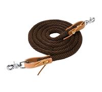 Weaver Lènes Poly Roper en Cuir, 35-2027-S9, Marron, 3/8 inches