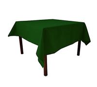 Weavric Nappe rectangulaire Lavable et réutilisable avec Bord ourlé pour Cuisine, dîner, Mariage, fête de Noël - 132 x 290 cm - Vert forêt