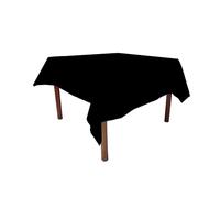 Weavric Nappe rectangulaire, Noir, 183 x 305 cm, Lavable et Infroissable, Résistante aux Taches, pour la Table de Buffet, la Cuisine, Le dîner, Le Mariage, la fête de Pâques et de Noël